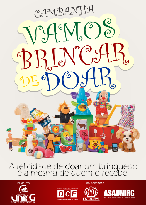 E-flyer Vamos Brincar de Doar 2