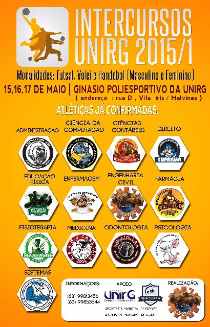 cartaz atletica intercurso