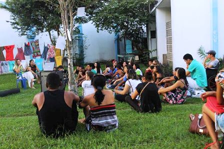 sarau nos na praça
