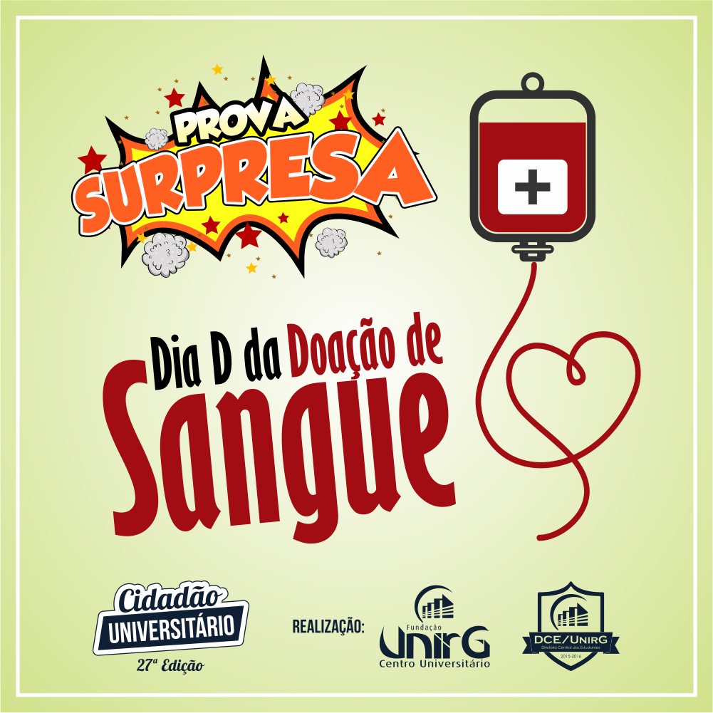 CIDADÃO DIA D DOAÇÃO DE SANGUE