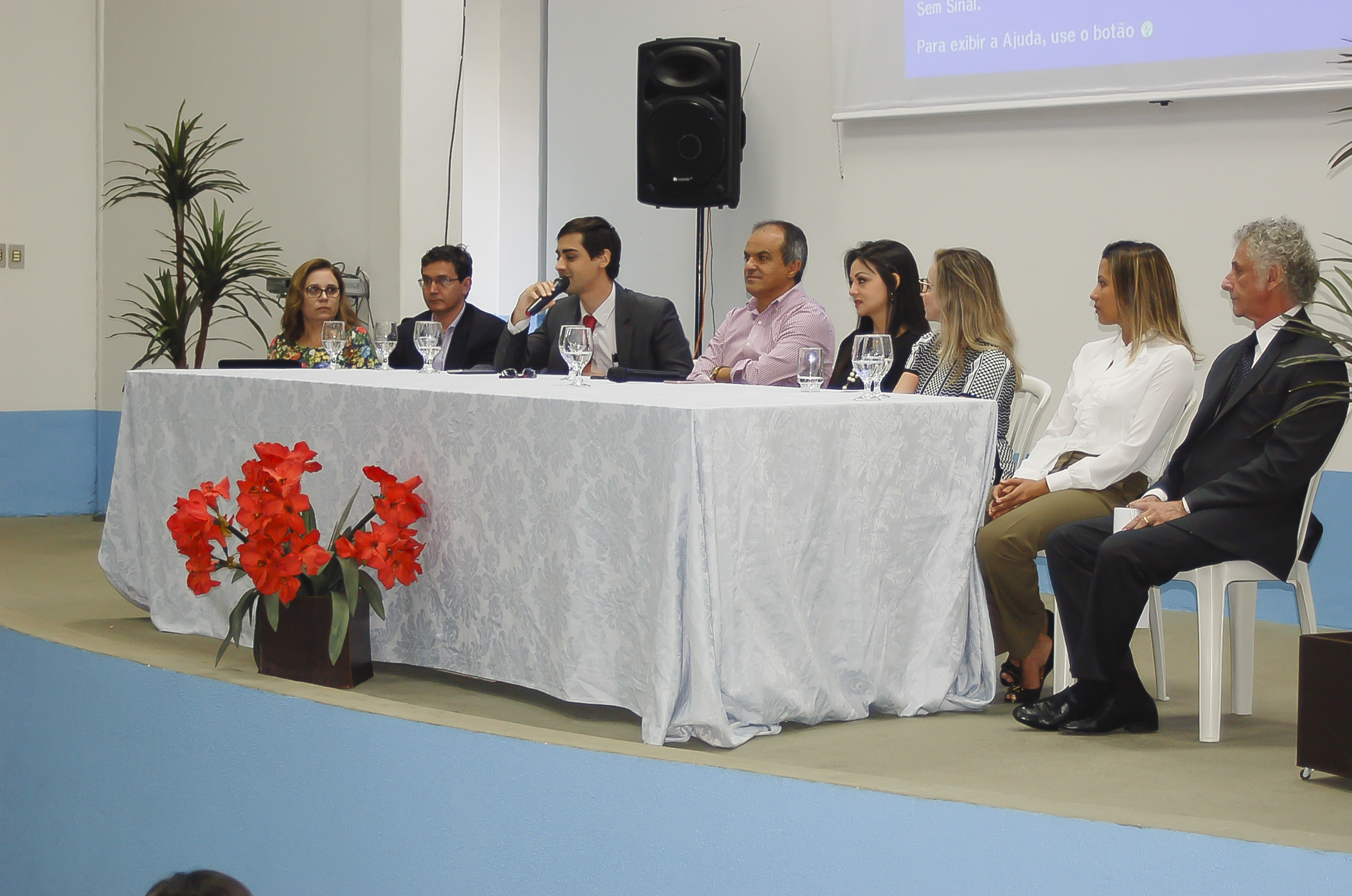 Aula inaugural Direito mesa