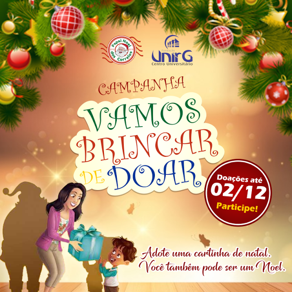 Vamos brincar de doar