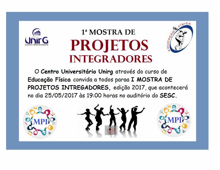 1I Mostra Projetos Integradores Educacao Fisica Unirg Gurupi